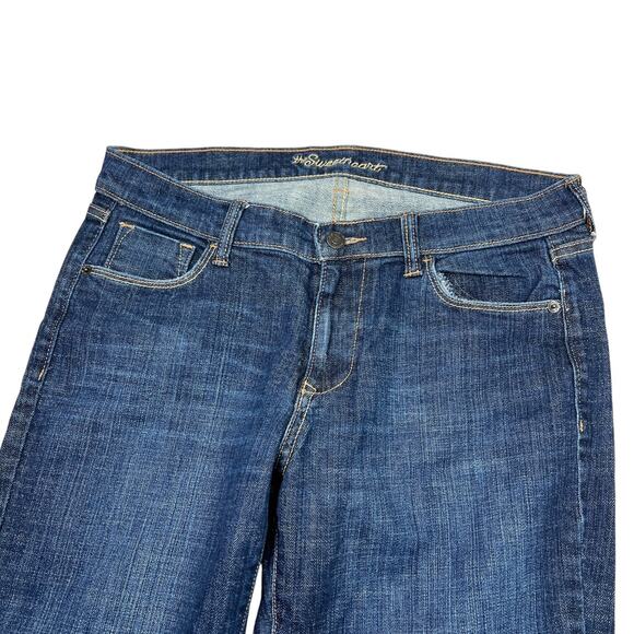 Old Navy The Sweetheart Y2K Curvy Mid Rise Bootcut Jeans Dark Wash 8 Long - Picture 3 of 6